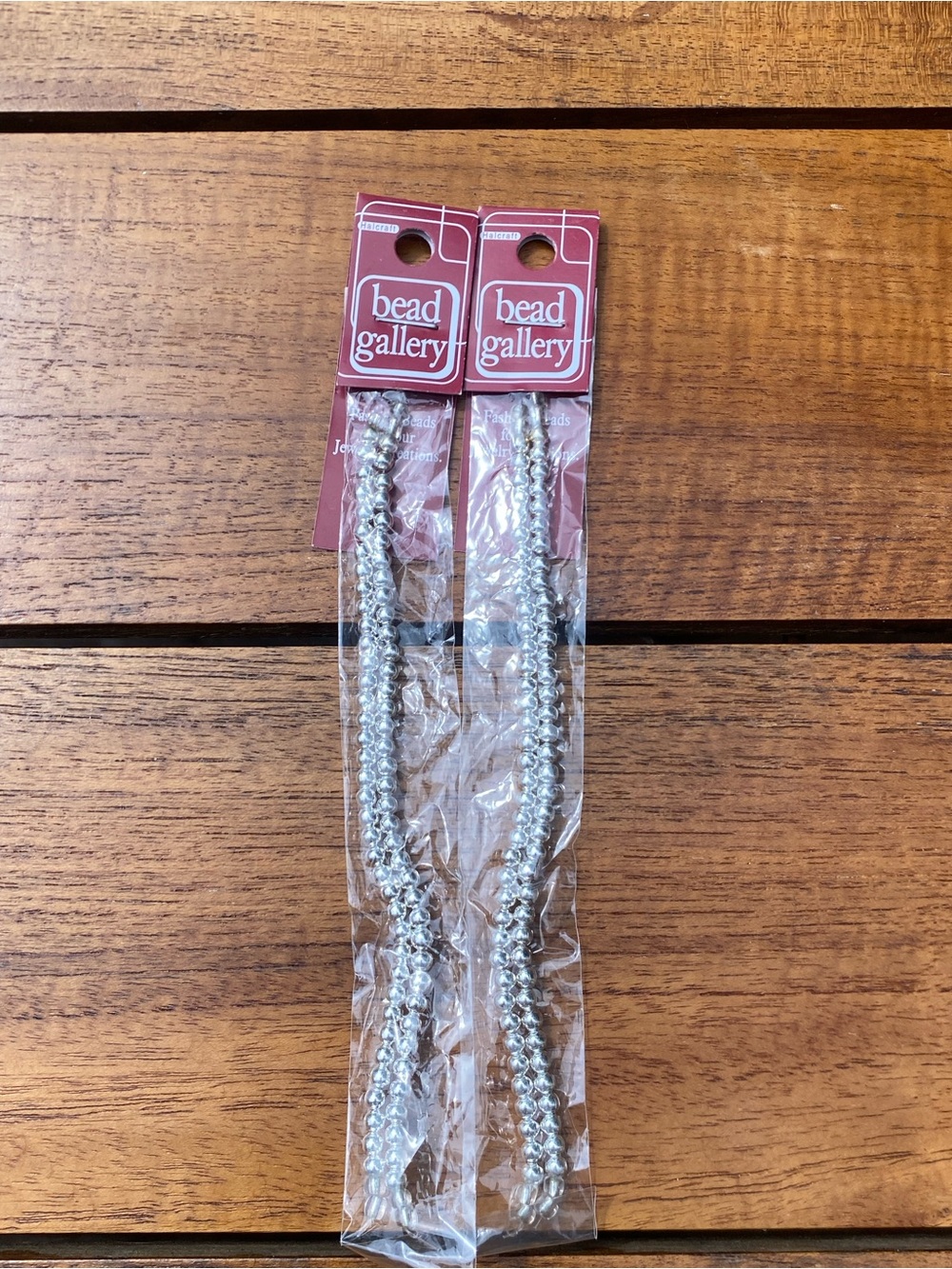 Gallery Silver Beaded Necklace Strand